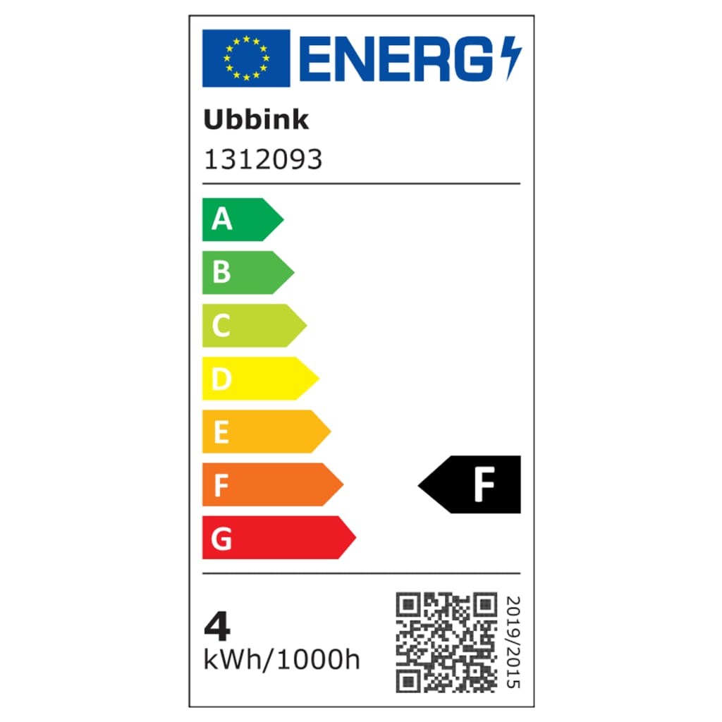Ubbink niagara waterval met led-verlichting 60 cm roestvrij staal