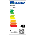 Ubbink waterval met led's nevada 30 cm roestvrij staal
