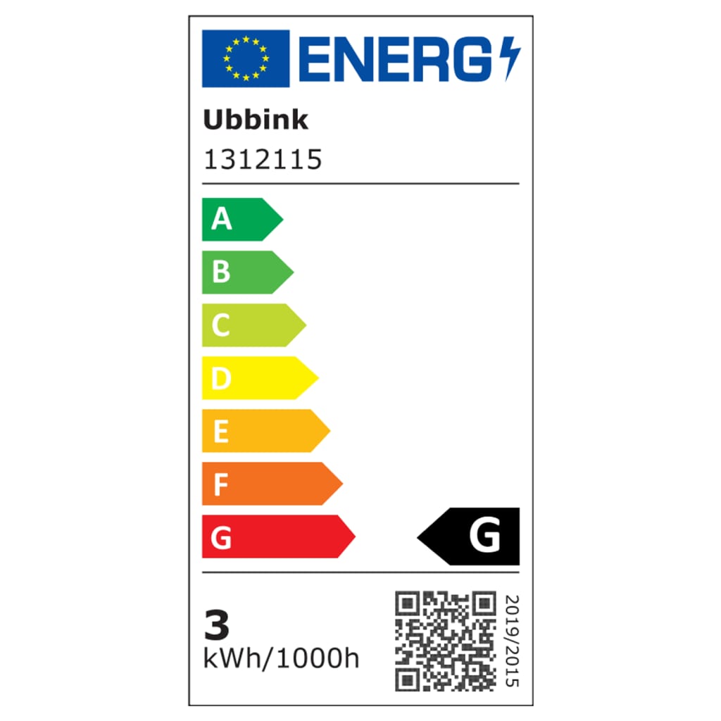 Ubbink lichtstrip met 20 led's 30 cm wit 1312115