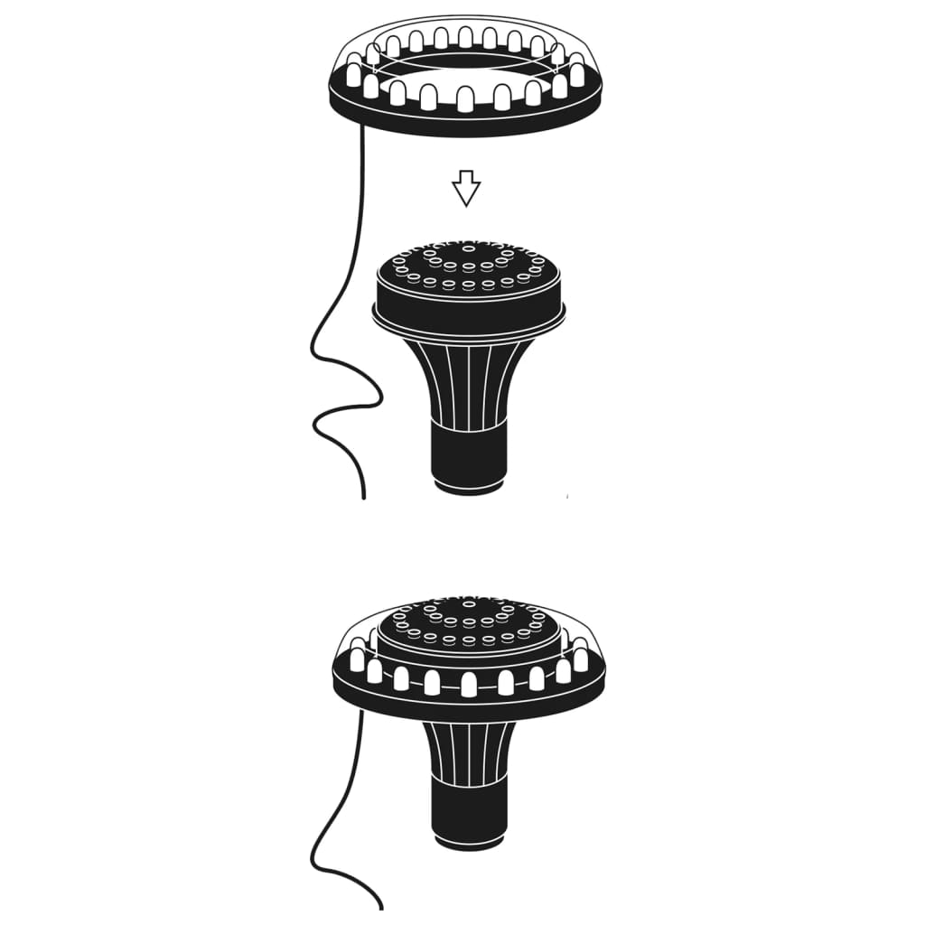 Ubbink led-lamp spot voor tuinfontein 1''