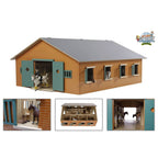 Kids globe paardenstal met 7 boxen, 1:24
