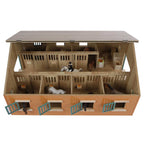 Kids globe paardenstal met 7 boxen, 1:24