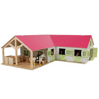 Kids globe paardenhoekstal roze