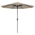 Madison Parasol Paros II Luxe 300 cm ecru