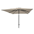 Madison parasol denia 200x200 cm ecru