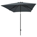 Madison parasol moraira push-up 230x230 grijs