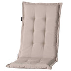 Madison stoelkussen met hoge rug panama 123x50 cm lichtbeige