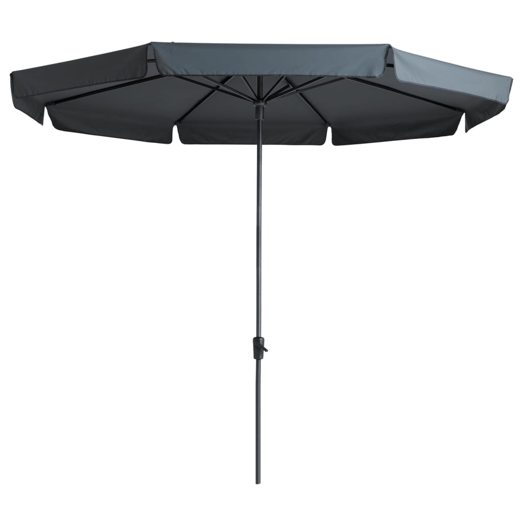 Madison parasol syros 350cm draai volant grijs