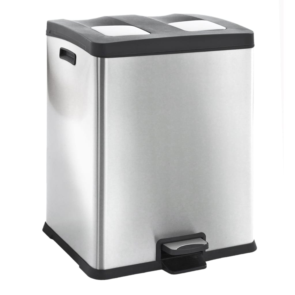 Eko pedaalemmer vepa bins rejoice 30+30l rvs