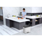 Eko essential pedaalemmer 9+9+9l rvs