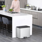 Eko essential duo pedaalemmer 15+15l rvs