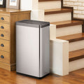 Eko vuilnisbak met sensor mirage x 80 l matzilverkleurig