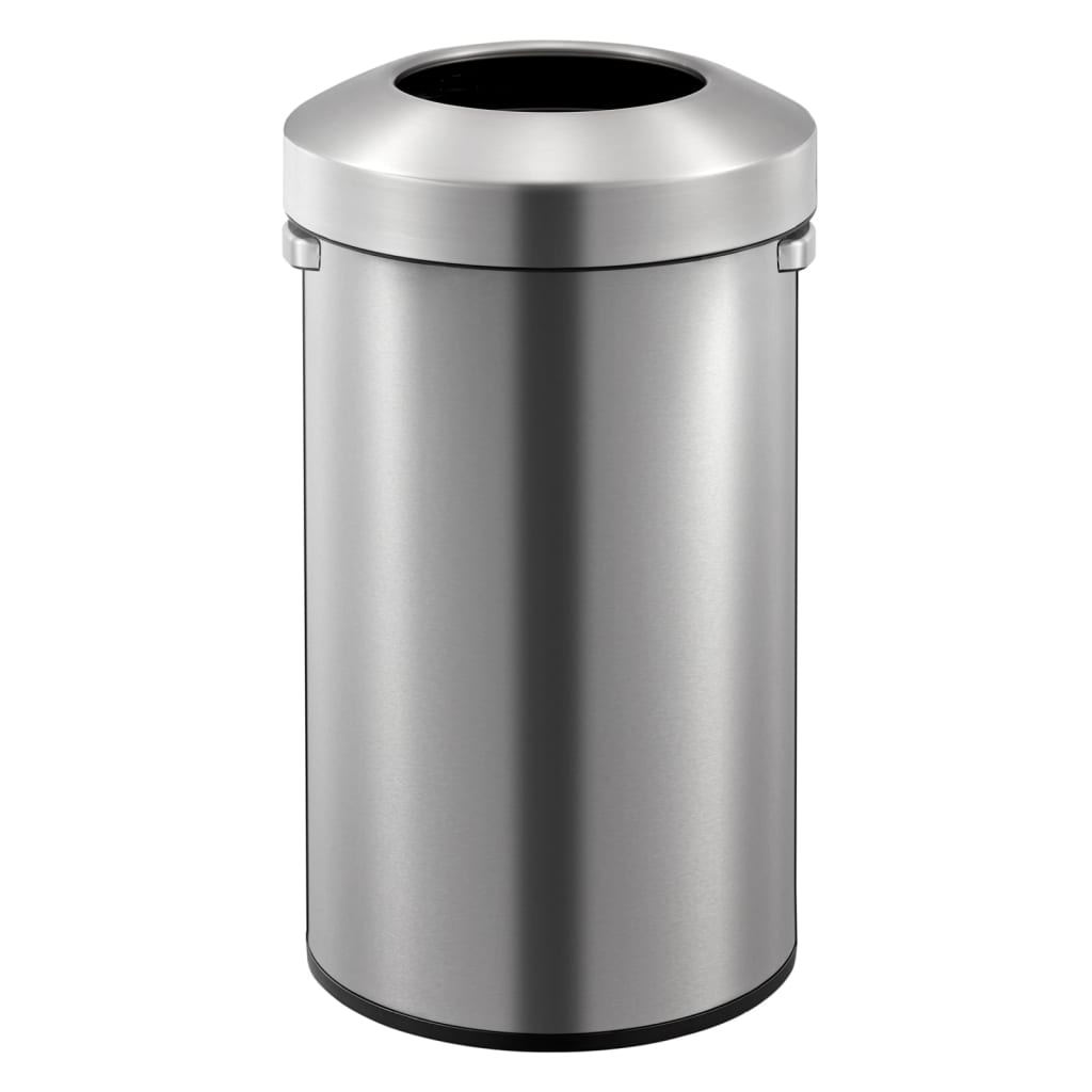 Eko prullenbak 31718306 rvs (roestvrij staal) zilver