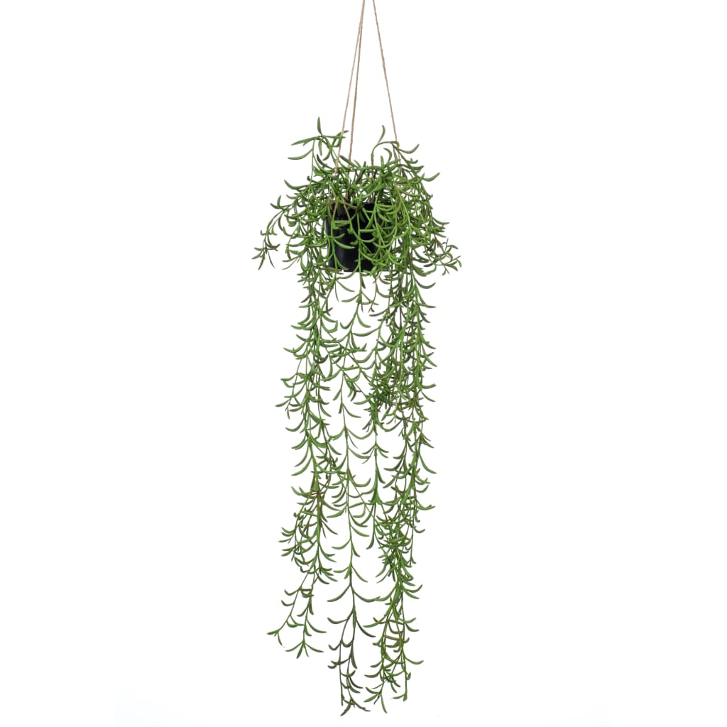 Emerald kunstplant hangend in pot senecio 70 cm