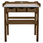 Esschert design oppottafel met lades bruin