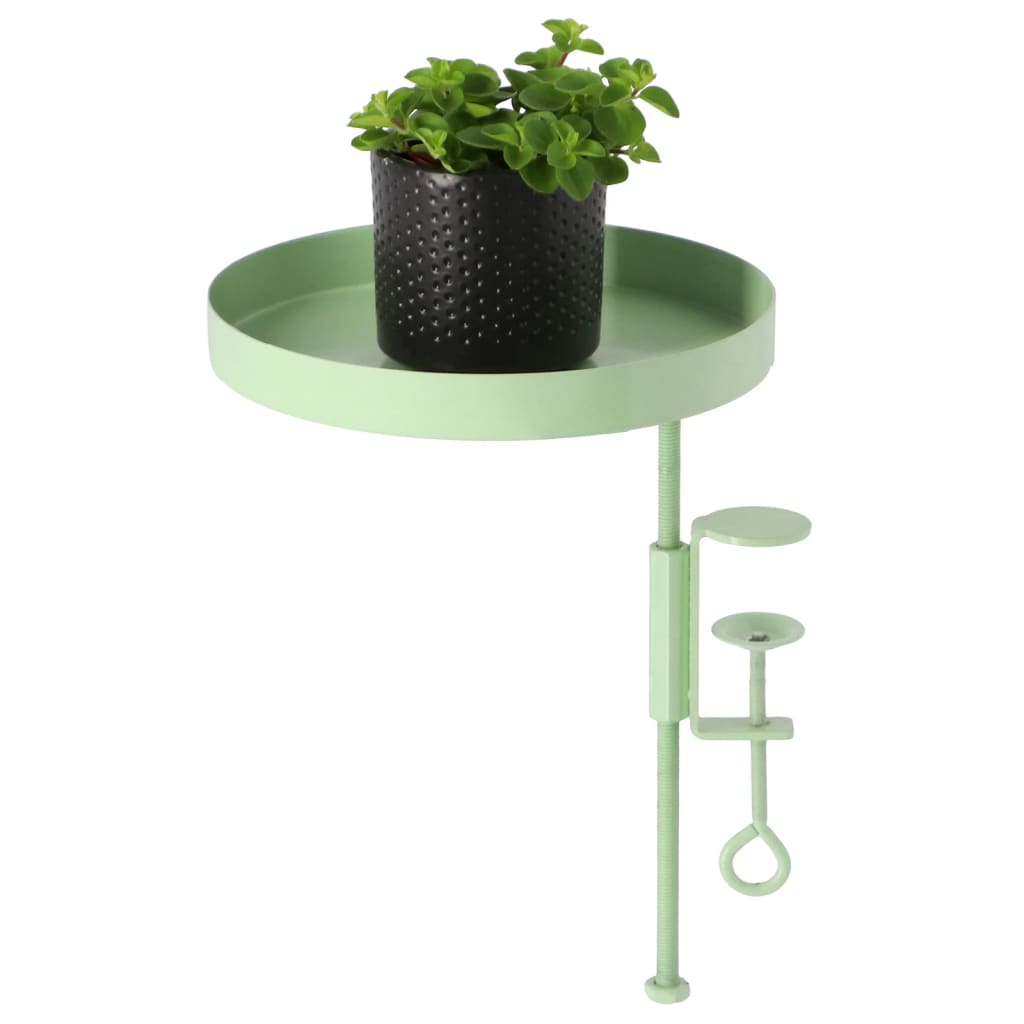 Esschert design plantenblad met klem rond m groen