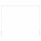 Esschert Design Esschert Design Tafelstang met klem decoratief wit