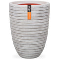 Capi bloempot nature row elegant laag 36x47 cm ivoorkleurig krwi782