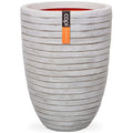 Capi bloempot nature row elegant laag 46x58 cm ivoorkleurig krwi783