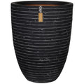 Capi bloempot nature row elegant laag 46x58 cm antraciet krwz783