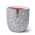 Capi bloempot clay bolvormig 43x41 cm ivoorkleurig