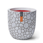 Capi bloempot clay bolvormig 43x41 cm ivoorkleurig