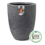 Capi plantenbak waste rib laag elegant 46x58 cm grijs