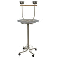 Strong papegaaienspeelplaats amy 55x55x135 cm zilvergrijs 99048