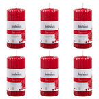 Bolsius Bolsius Geurkaarsen geribbeld 6 st 120x58 mm granaatappel