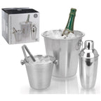 Excellent houseware 4-delige barset roestvrijstaal