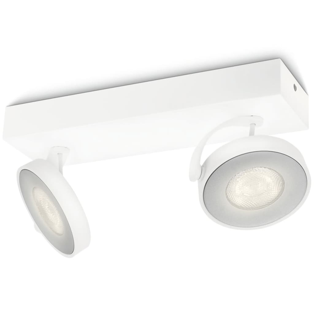 Philips MyLiving LED-spotlight Clockwork 2x4,5 W wit