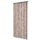Vidaxl vliegengordijn 90x220 cm chenille beige en lichtbruin