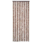 Vidaxl vliegengordijn 90x220 cm chenille beige en lichtbruin