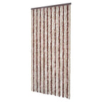 Vidaxl vliegengordijn 100x220 cm chenille beige en lichtbruin