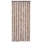 Vidaxl vliegengordijn 100x220 cm chenille beige en lichtbruin