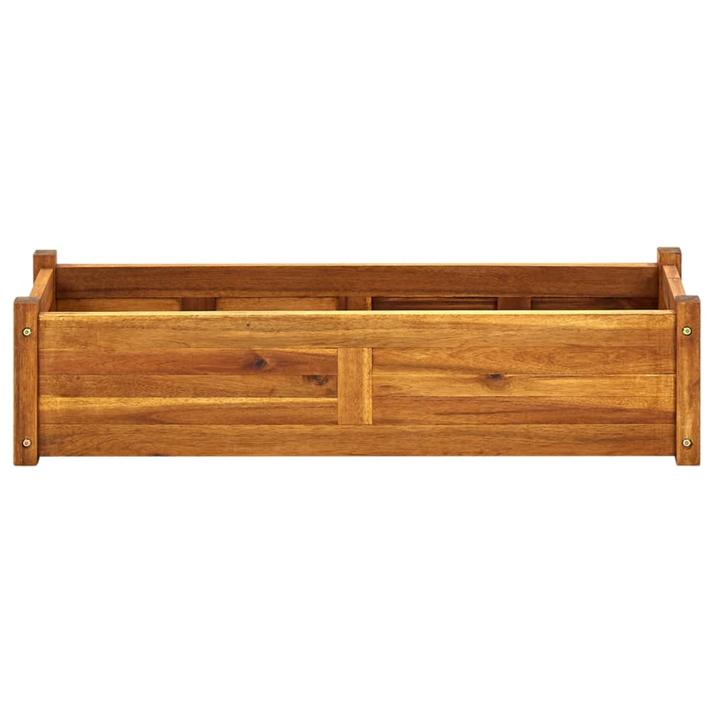 Vidaxl plantenbak verhoogd 100x30x25 cm acaciahout