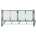 VidaXL Poort 306x175 cm staal groen