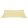 Vidaxl zonnescherm hdpe vierkant 2x2 m beige