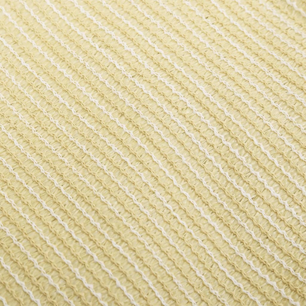 Vidaxl zonnescherm hdpe vierkant 2x2 m beige