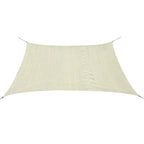 Vidaxl zonnescherm hdpe vierkant 2x2 m crème