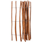 VidaXL Hek 120x250 cm hazelaarhout
