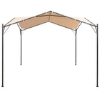 Vidaxl prieel 3x3 m staal beige