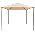 Vidaxl prieel 3x3 m staal beige