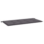 Vidaxl tuinbankkussen 100x50x4 cm oxford stof antracietkleurig