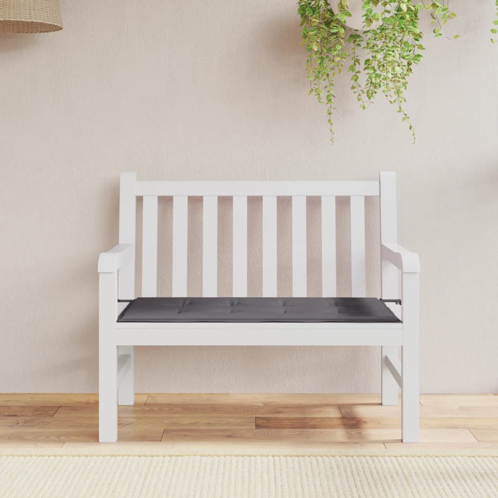 Vidaxl tuinbankkussen 100x50x4 cm oxford stof antracietkleurig