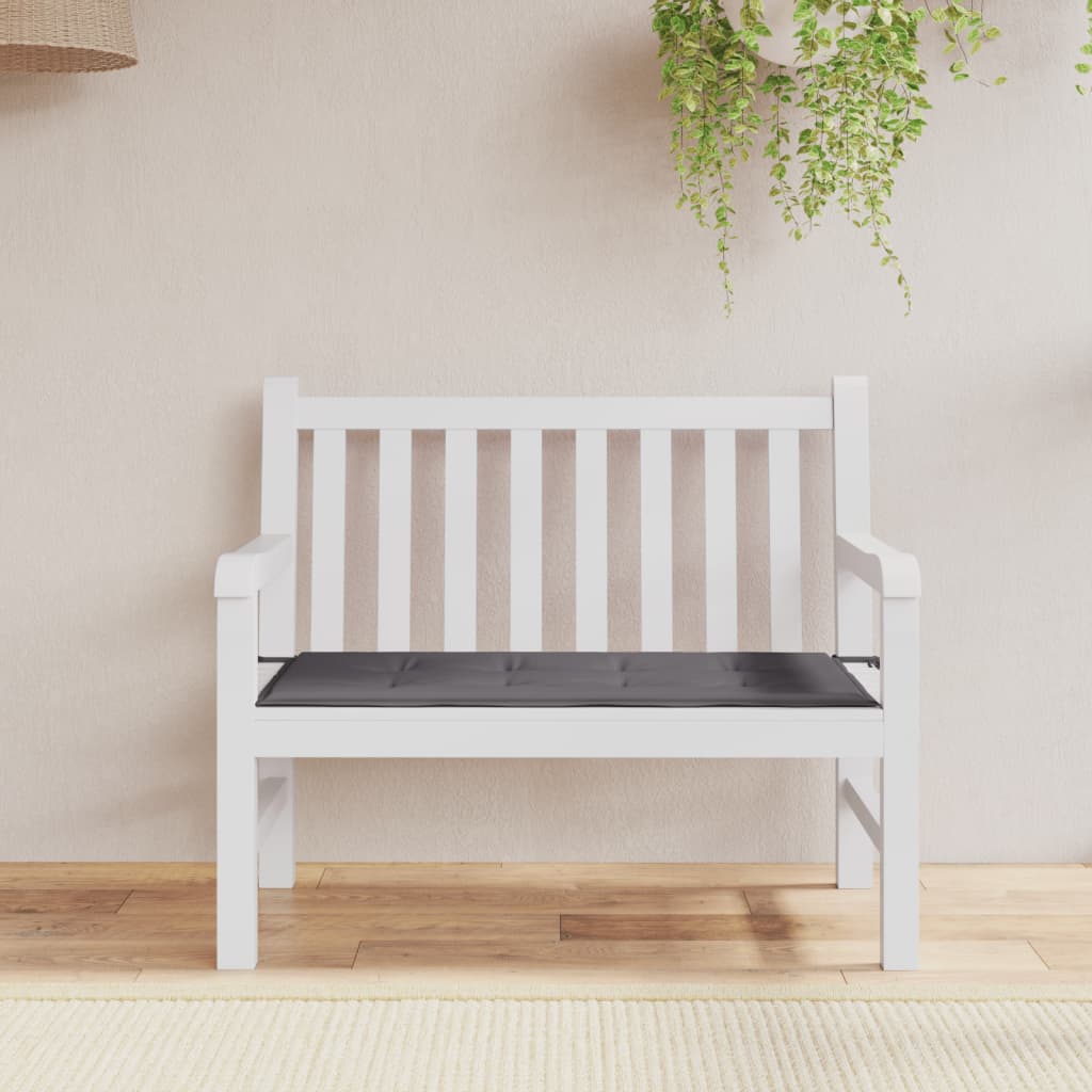 Vidaxl tuinbankkussen 120x50x4 cm oxford stof antracietkleurig