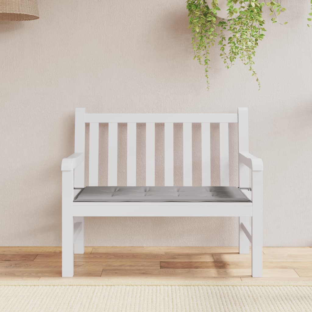 Vidaxl tuinbankkussen 100x50x4 cm oxford stof grijs