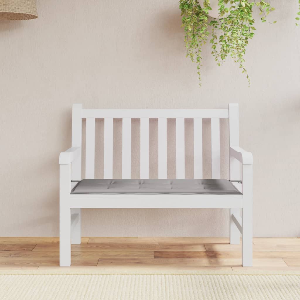 Vidaxl tuinbankkussen 120x50x4 cm oxford stof grijs