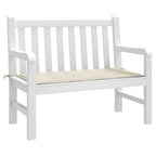 Vidaxl tuinbankkussen 100x50x4 cm oxford stof crèmekleurig