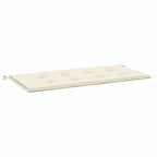 Vidaxl tuinbankkussen 120x50x3 cm oxford stof crèmekleurig